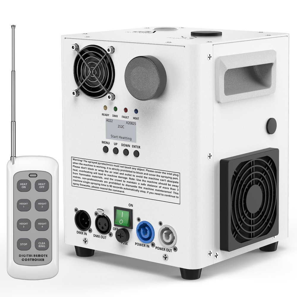 NEW Cold Spark Machine 1200W Firework Machine Stage Effect DMX for DJ Wedding US