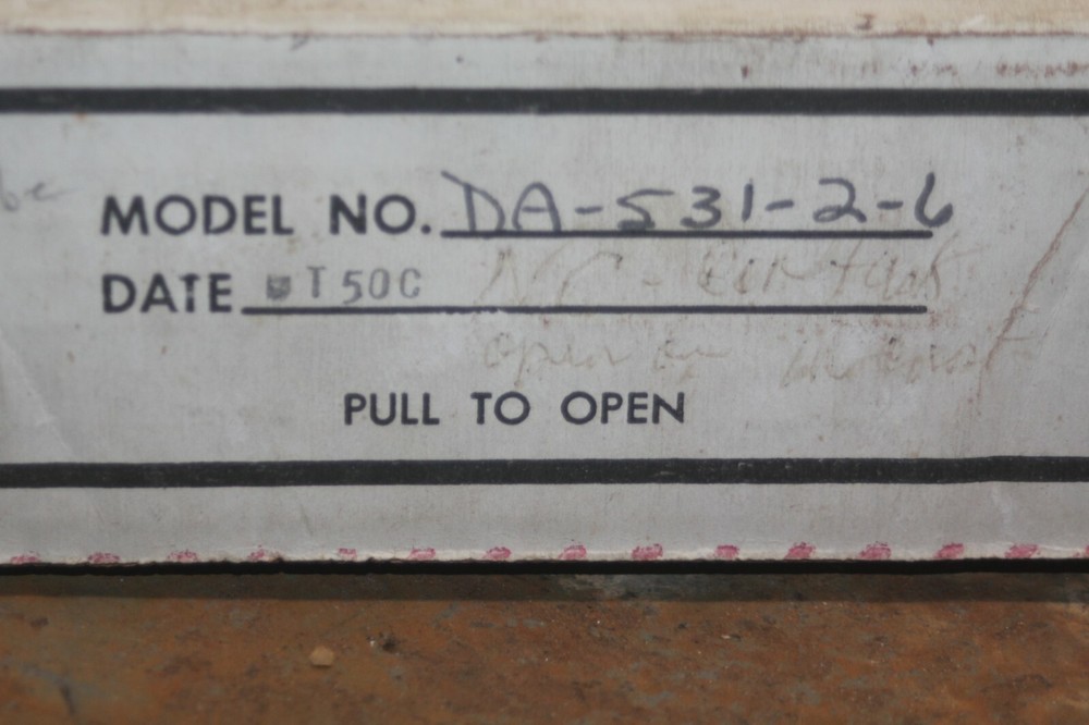 Mercoid Controls Control Switch DA-531-2-6