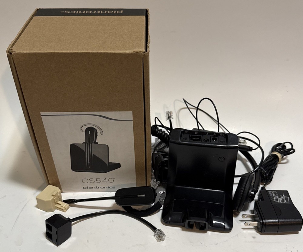 Plantronics CS540 Black Convertible Noise Cancelling Bluetooth Wireless Headset