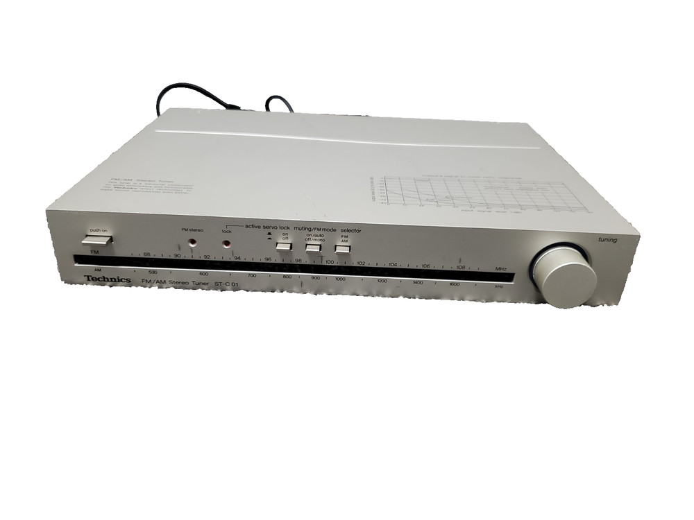 Technics ST-C01 Stereo Tuner Micro Series Works Great Multi Voltage