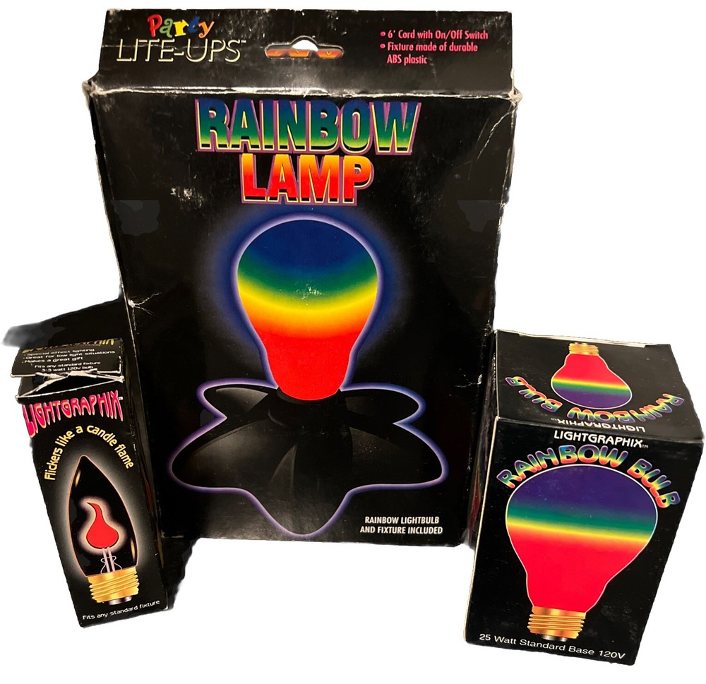 Rainbow Light Party Desk Table Lamp