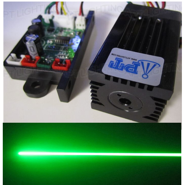 4pcs Super stable 200mW 532nm green laser module focus TTL continuous work