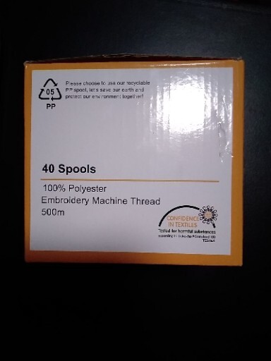 New Brothread Embroidery Machine Thread 40 Spools 100% Polyester