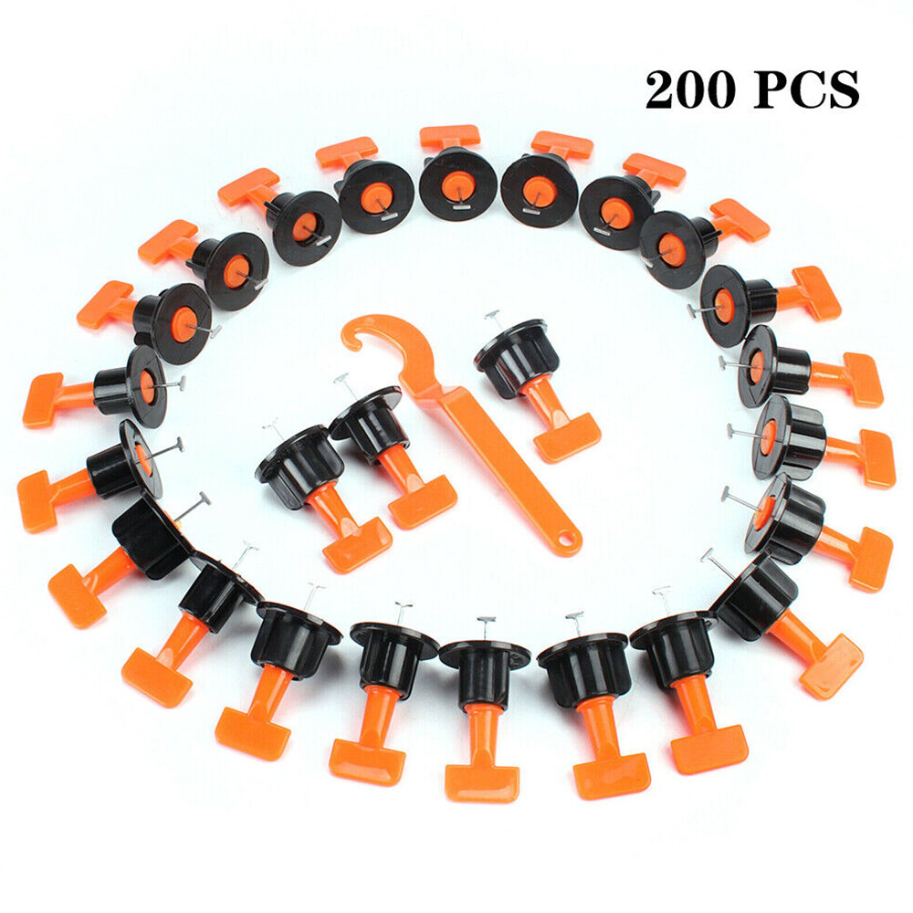 100PC-400pcs Tile Leveling System Kit Reusable Tile Spacer Wall Floor Clips Tool