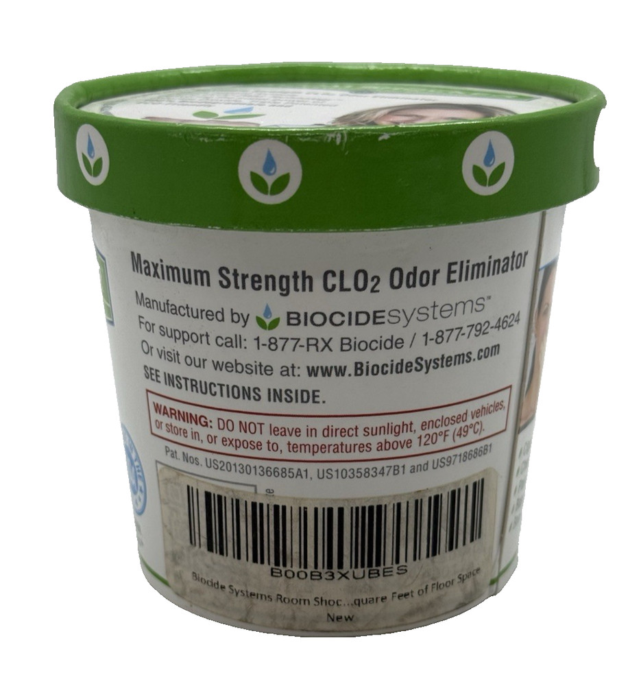 New Biocide Systems Room Shocker Quick Release Formula CLO2 Odor Eliminator