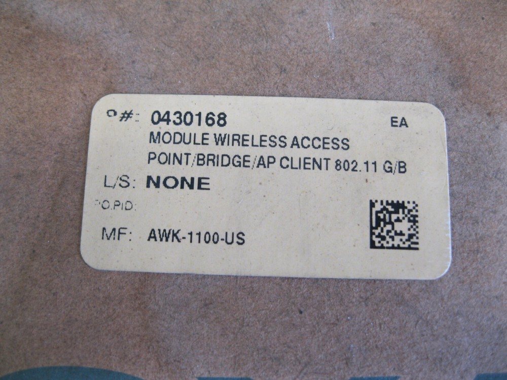 MOXA AWK-1100-US Wireless Access Point/Bridge/AP Client NEW G7
