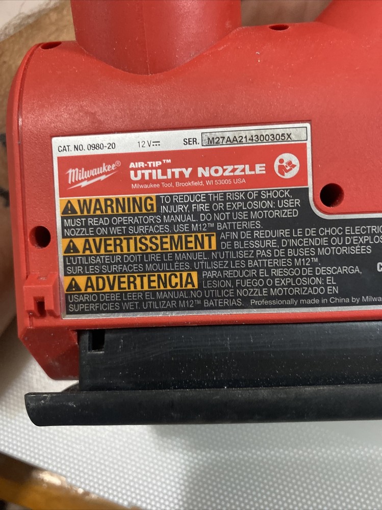 Milwaukee M12 Air-Tip Utility Nozzle (Bare Tool)