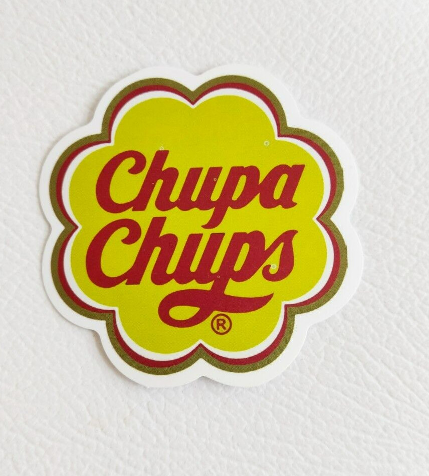 Chupa Chups Waterproof Logo Decal Sticker 2"x2"