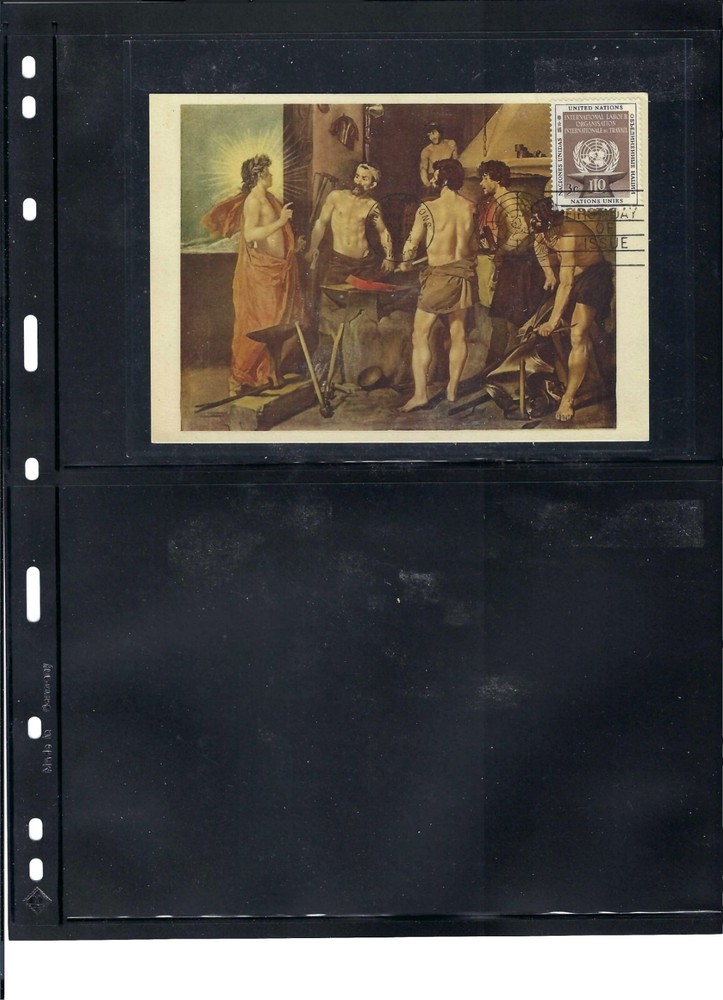 United Nations First Day Postcard - Scott #25- Mint (860)