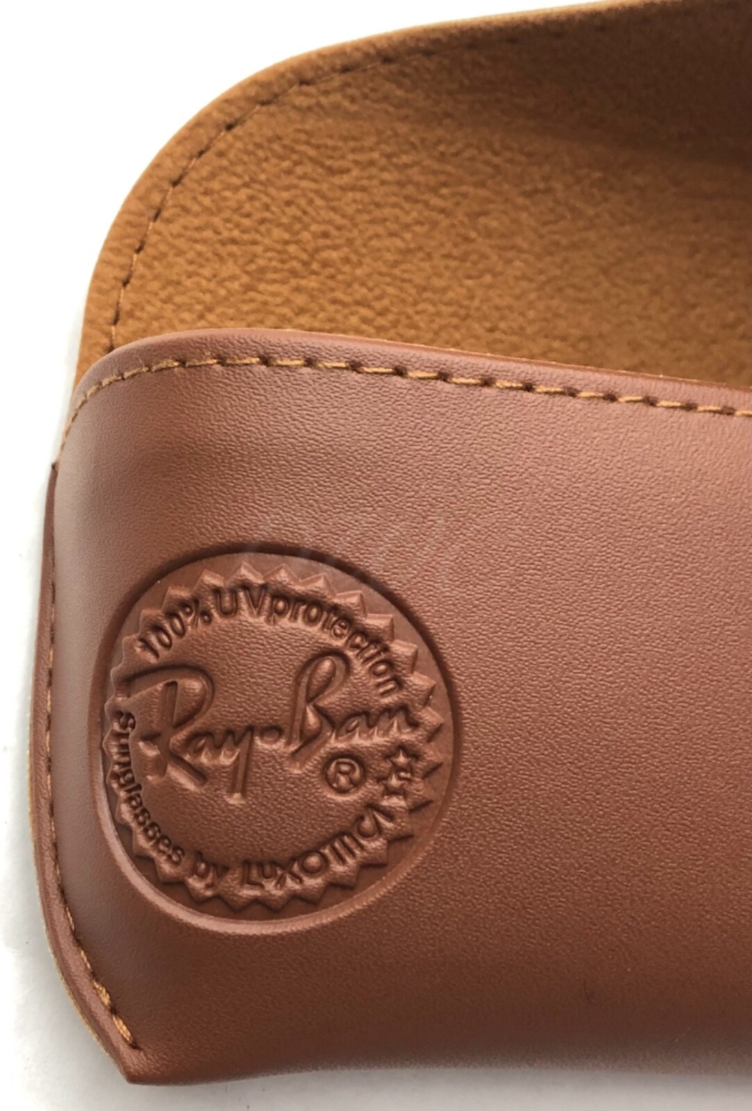 NEW Ray Ban Rayban Brown Sunglasses Eyeglasses Leather Case FAST SHIPPING!!!