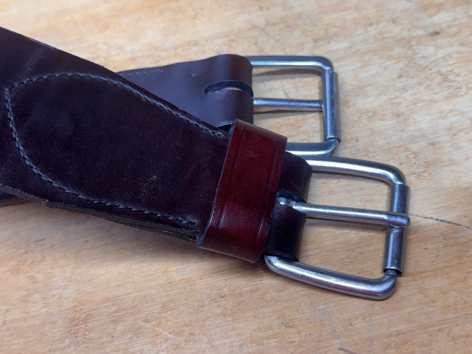 CIRCLE Y Western Saddle Rear Flank Center Strap / Back Cinch w SS Buckles