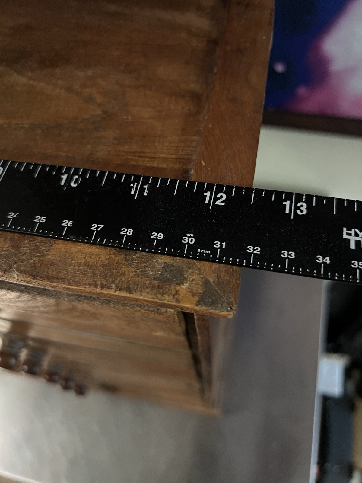 Antique Solid Wood Eight Drawer Collector's Chest | 16.25” x 12.5“ x 6.75” TLC