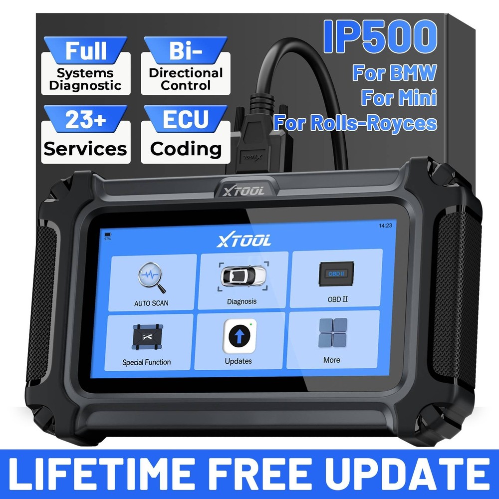XTOOL IP500 for BMW MINI Bidirectional OBD2 Scanner ECU Coding Diagnostic Tool