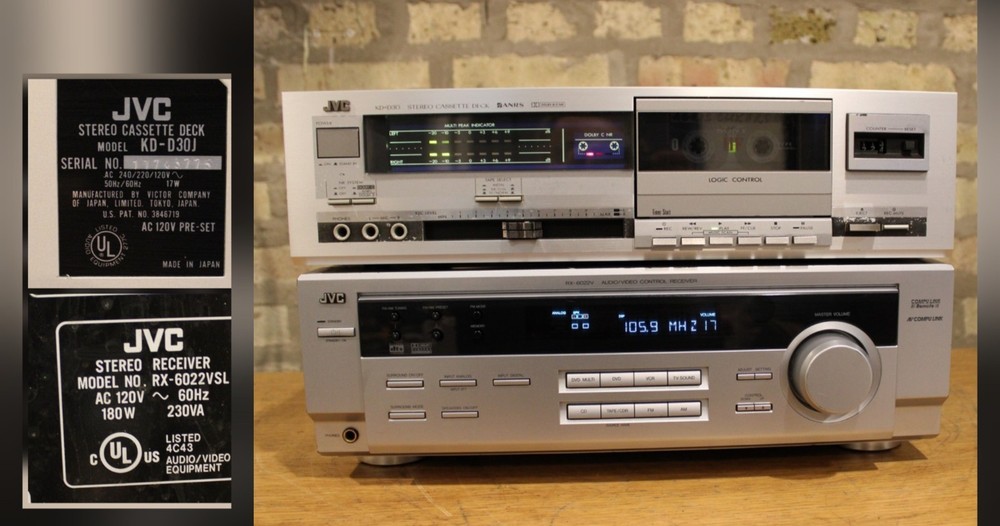 jvc true HI-FI stereo components ▪︎SERVICED▪︎ Fully Functional