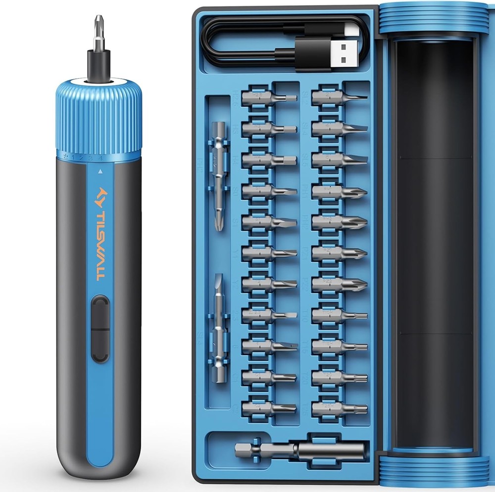 Precision Torque Control 4V Cordless Screwdriver with Automatic Shutdown Feature