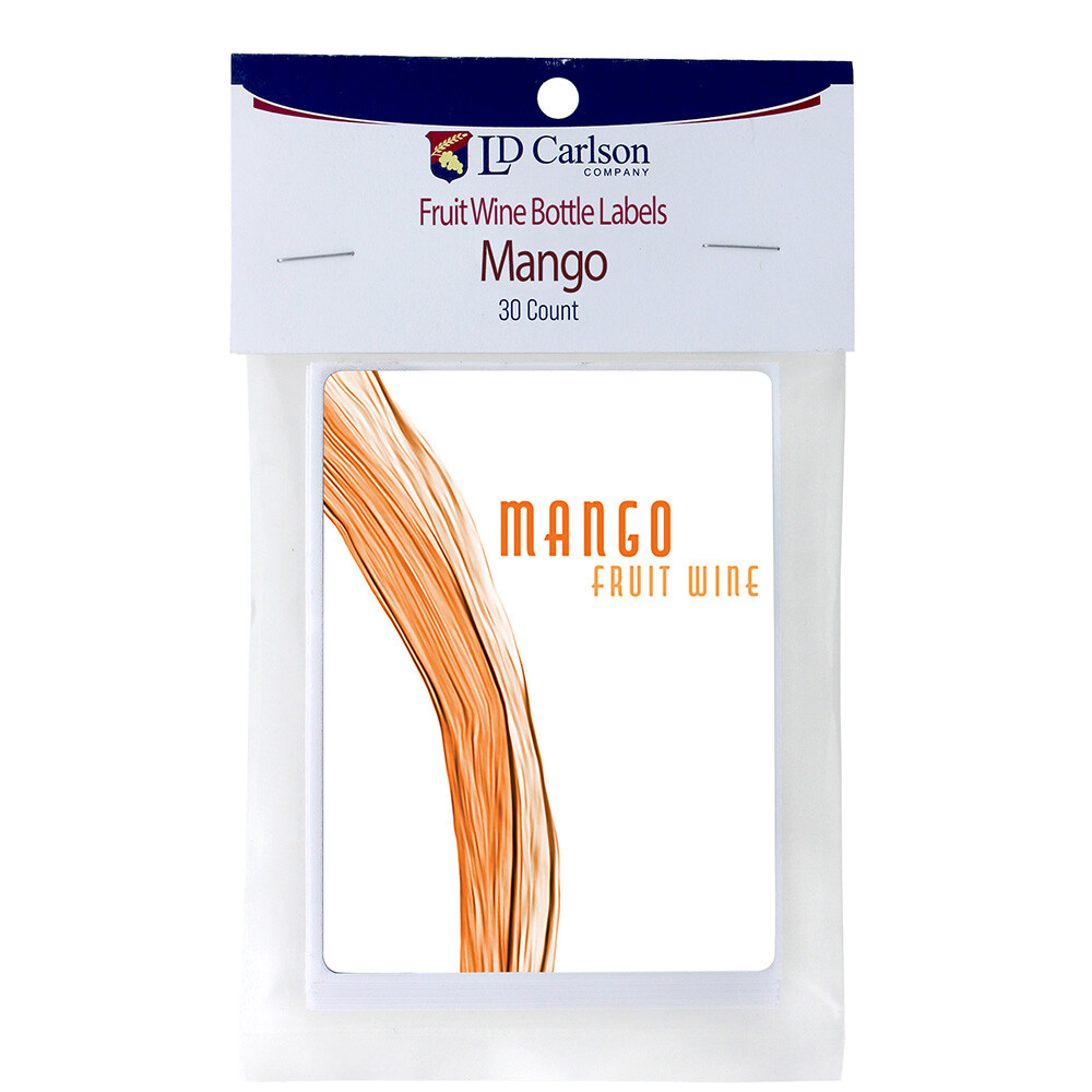 Mango Fruit wine Labels 30/Pack Fruit Labels Collection
