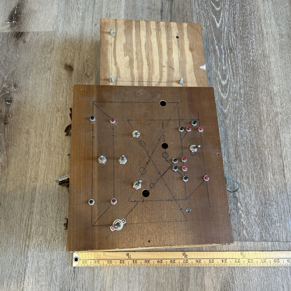 Model Train Display Control Box Hand Made 19” X 11” With Transformer Side Mount