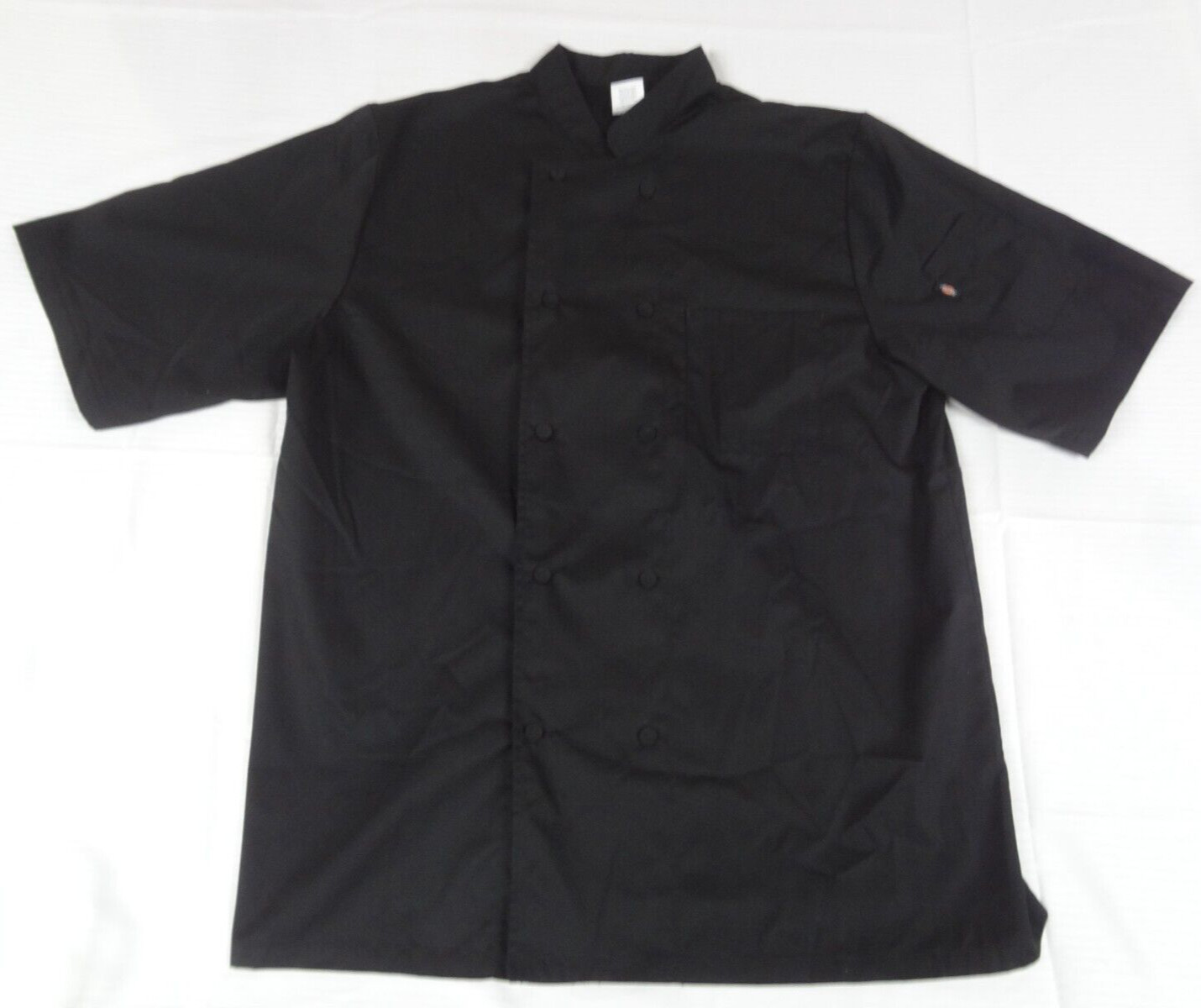 Dickies Plain Professional Chef Uniform Shirt Top - Black XL J866