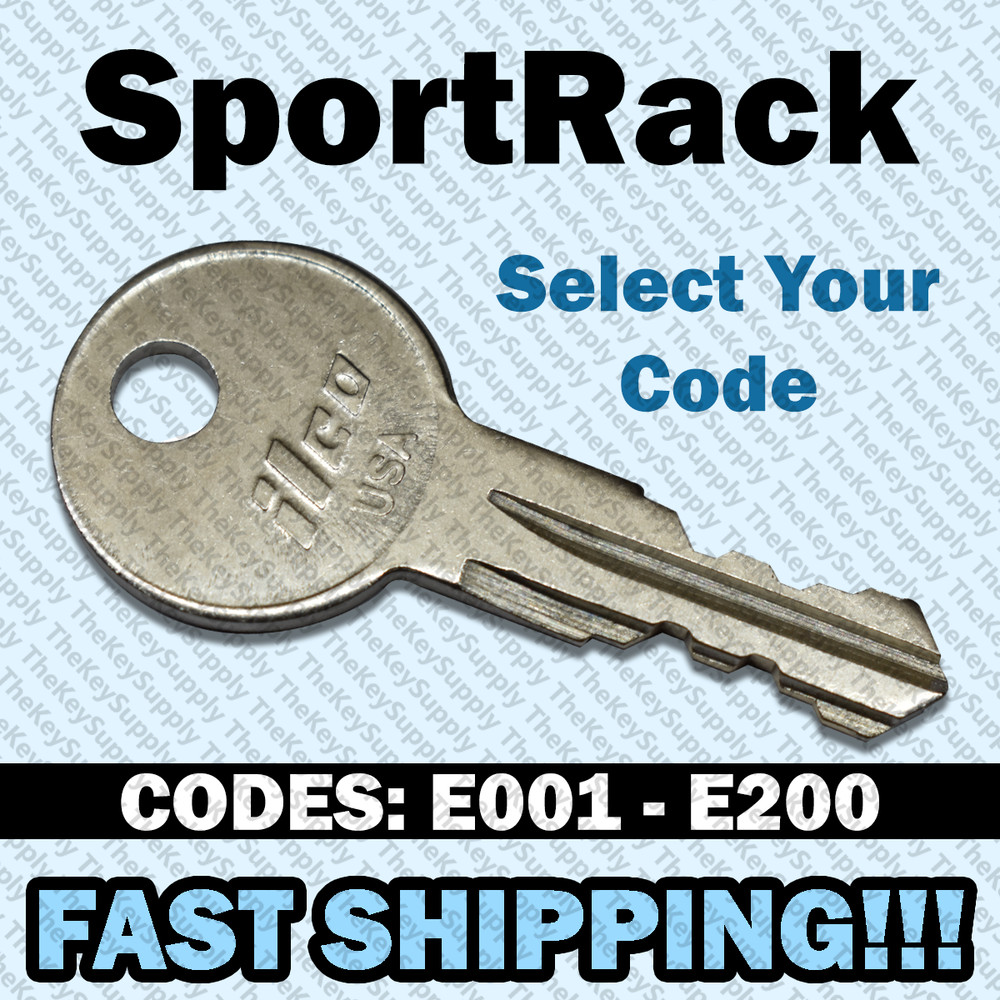 SportRack Roof Rack Replacement Key Cut to Your Code E001 - E200