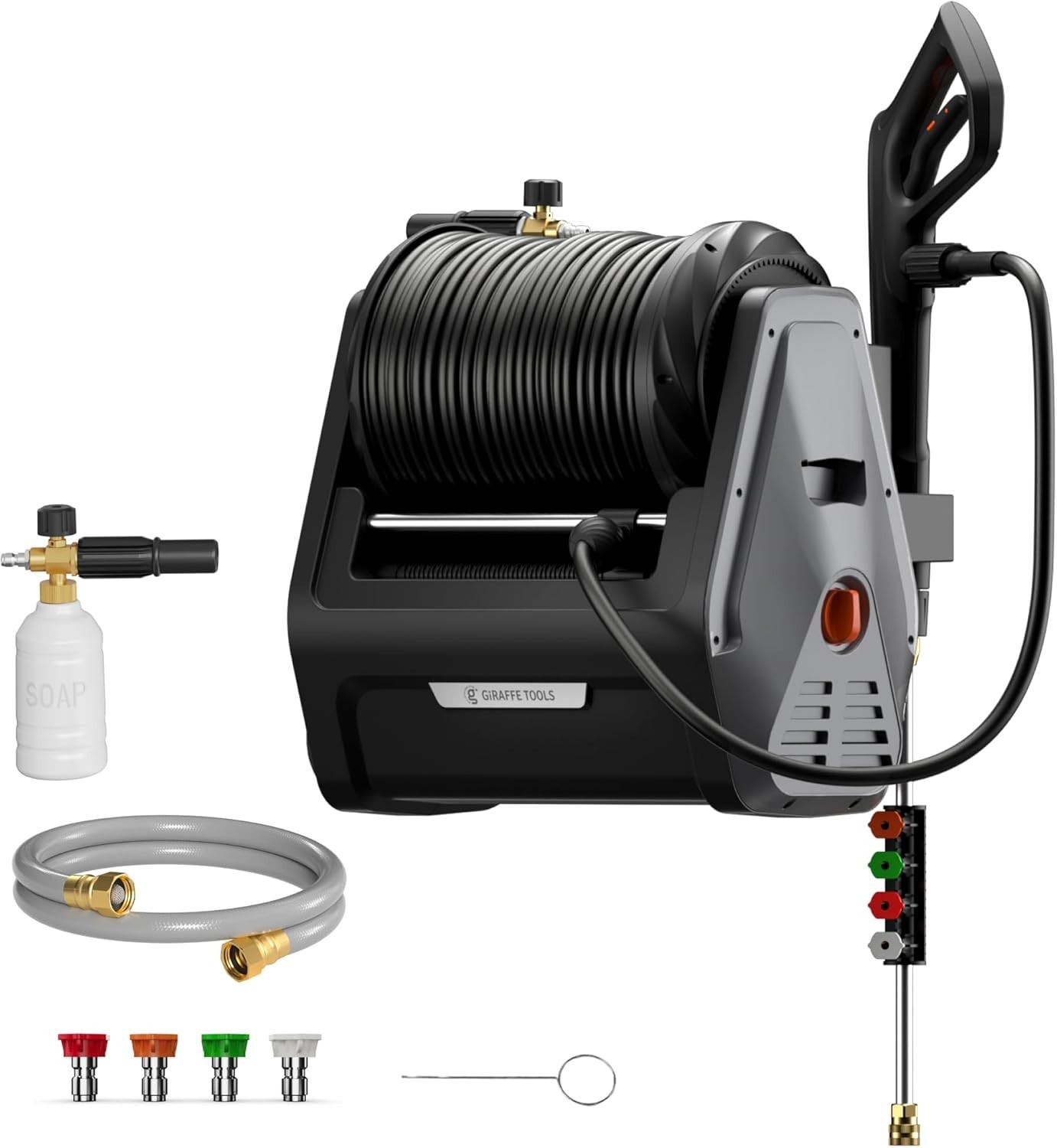 Giraffe Tools 2.2 GPM Electric Pressure Washer Power Washer 100FT Max 2900 PSI