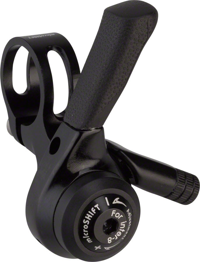 microSHIFT Internal Gear Thumb Shifter for Alfine 8 Hubs, Ergonomic, Light Shift