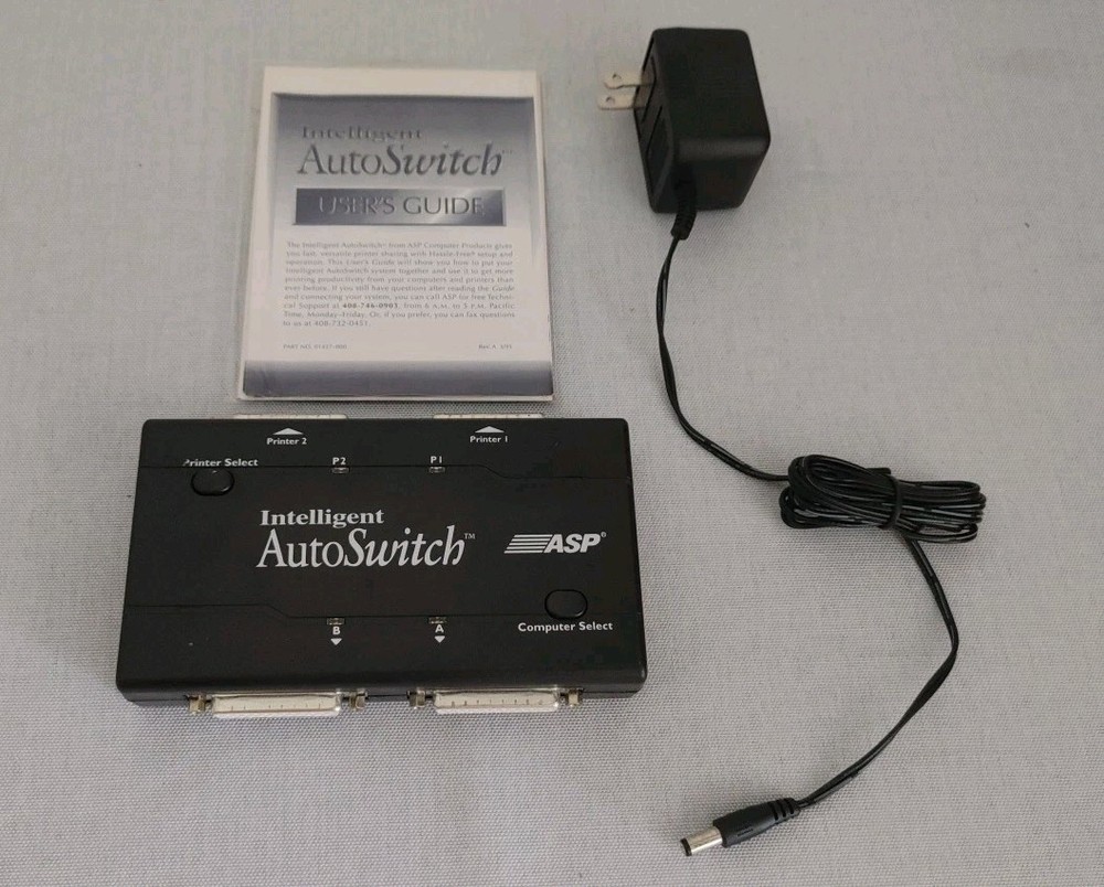 ASP Intelligent AutoSwitch Parallel port