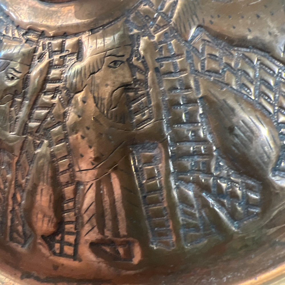 Persepolis Copper Chafing Middle Eastern Burner Stand Nested Copper Pan Lid LOVE