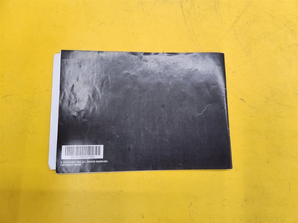 ⭐️⭐️⭐️⭐️⭐️ Vizio Quick Start Guide Model: P502ui-B1E