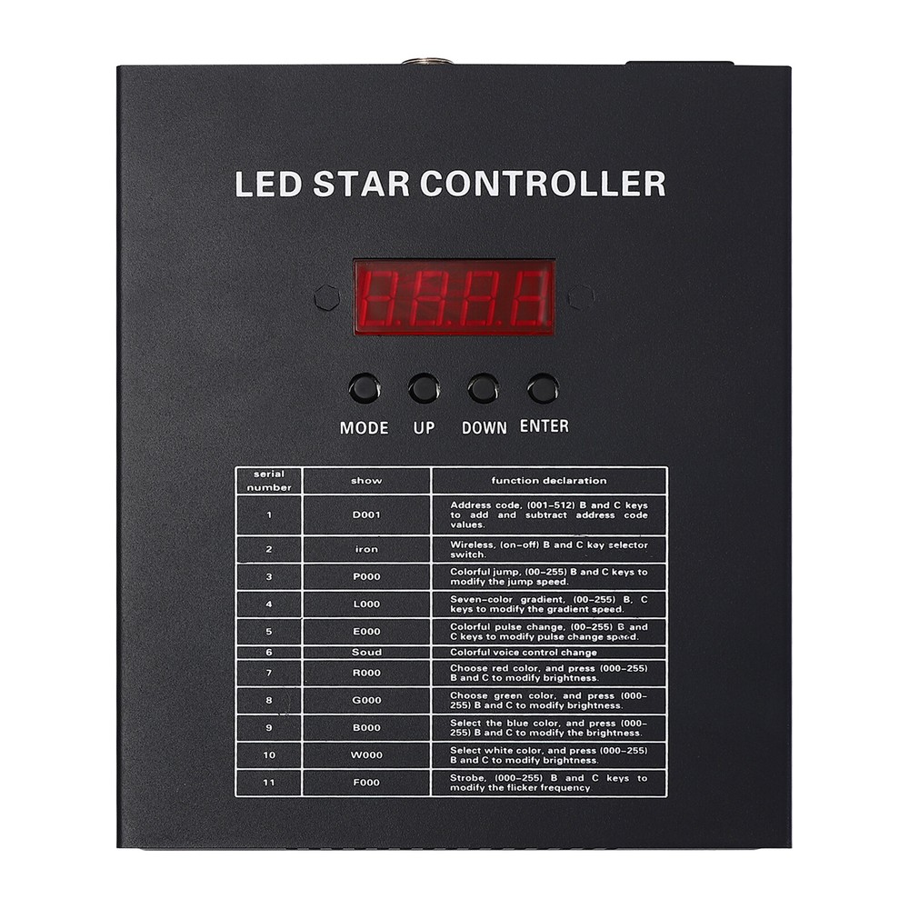 LED Stage Star Sky Backdrop Background Stage Curtain Wall Mounted w/ Controller