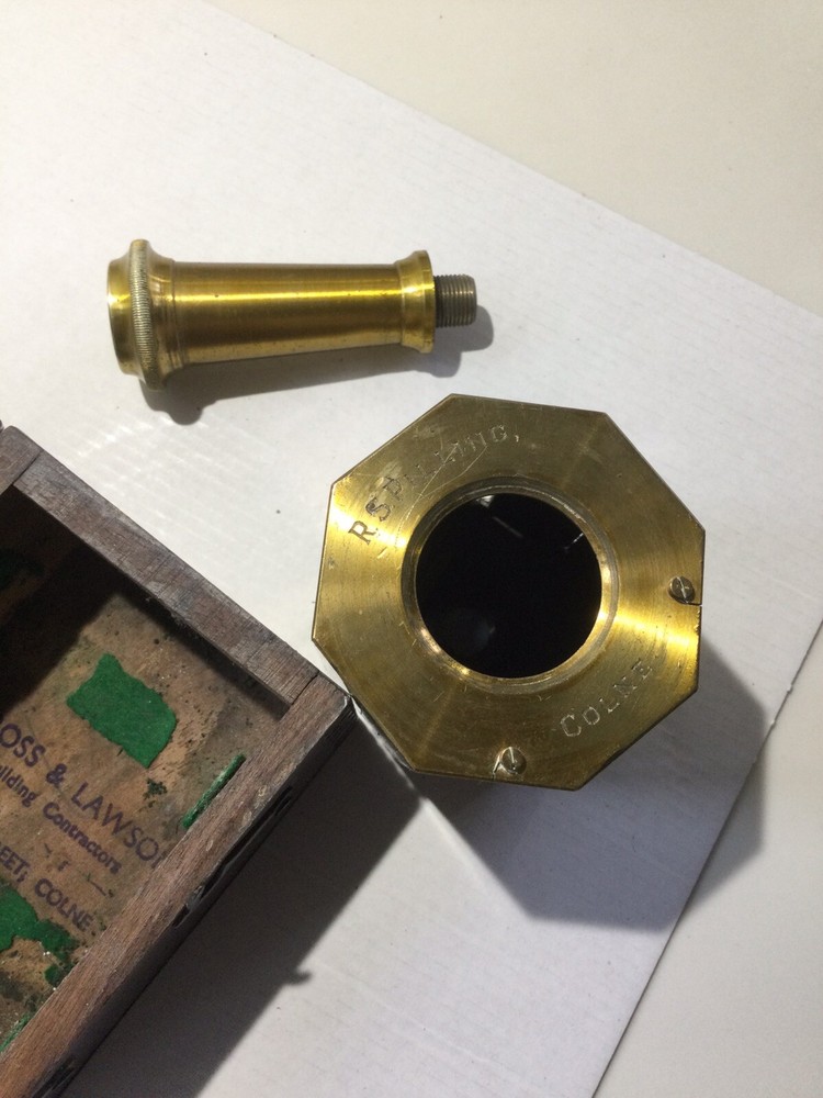 vintage brass instrument Optical Square Setting Out Tool