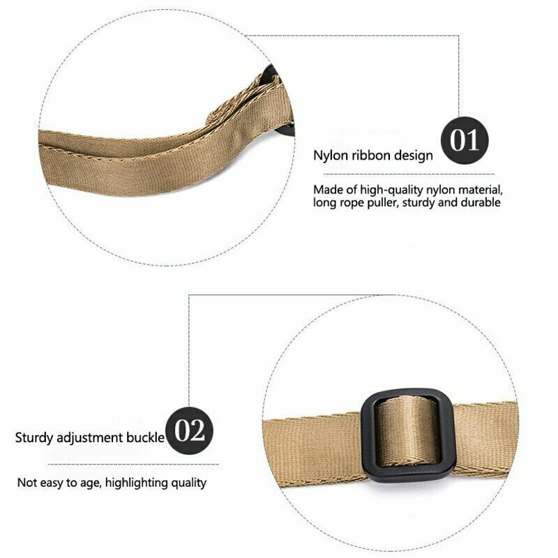 Tactical Gun Sling 2 Point Metal Gun Strap Airsoft Shooting Hunting Accessories