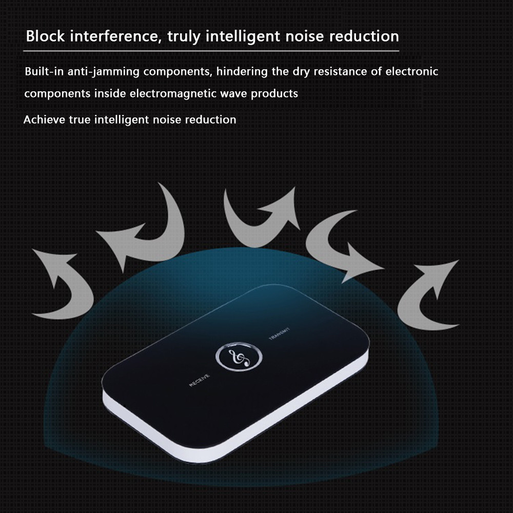 Bluetooth Transmitter Receiver,2-in-1 4.0 Wireless Audio Adapter for iPhone&More