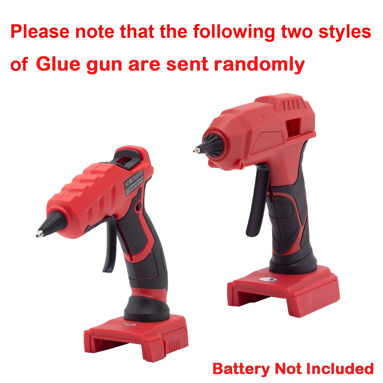 Cordless Hot Melt Glue Gun W/10 Sticks Heat Gun For Milwaukee 18V Li-ion Battery