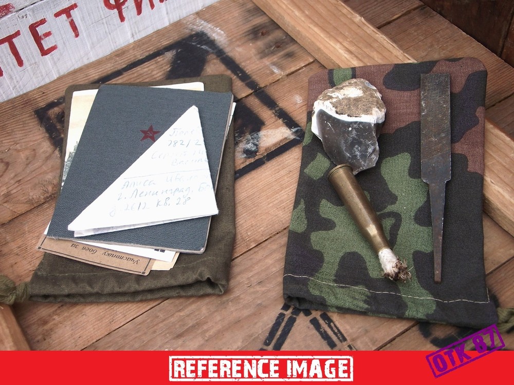 MADE TO ORDER small green tote bag, Red Army WW2 trench art reproduction