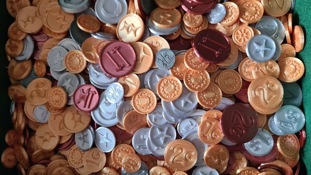 RPG 3d printed coins