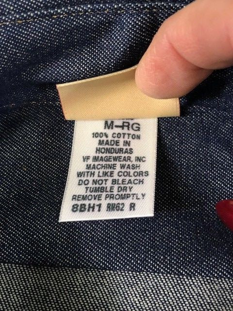 Red Kap SD78DN Men's Deluxe Denim Western Work Shirt New