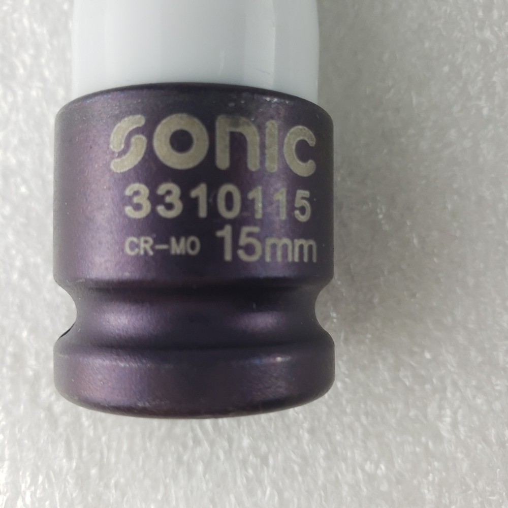 Sonic 3310115 Socket Standard Wheel Impact Socket 15mm CR-MO - Tool