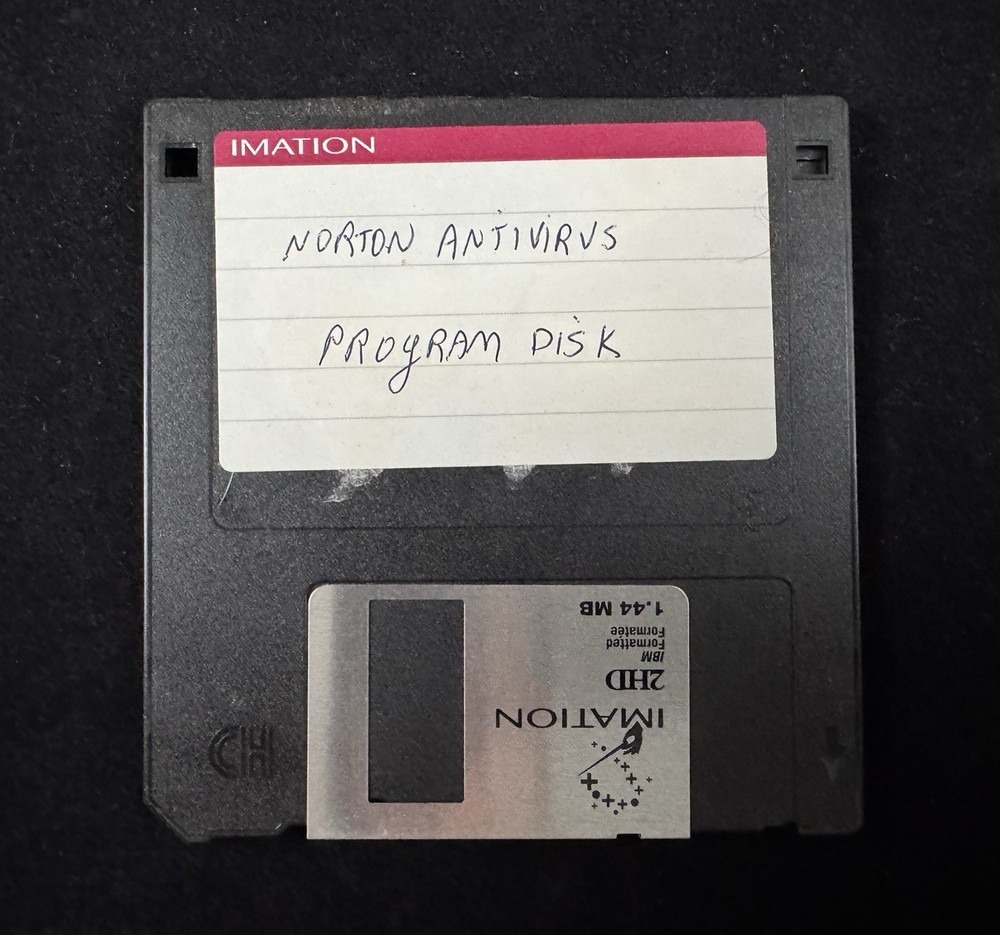 Norton Antivirus Program Floppy Disk