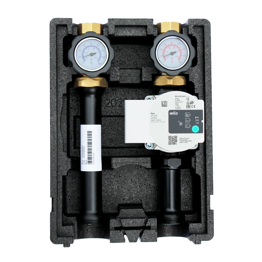 Heating Circuit Pump Assembly With Wilo Para 25/6 Pump, Direct for Central