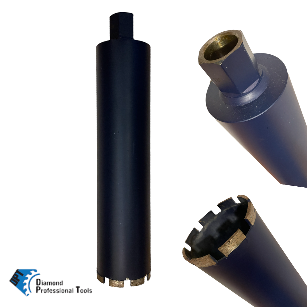 3 Pack 2-1/4 " Wet Diamond Core Drill Bits for Concrete Masonry Blocks Bricks