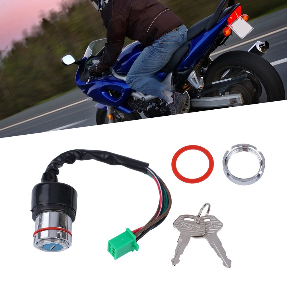 Ignition Switch Ignition Key Switch Motorbike Switch Lock Keys Set