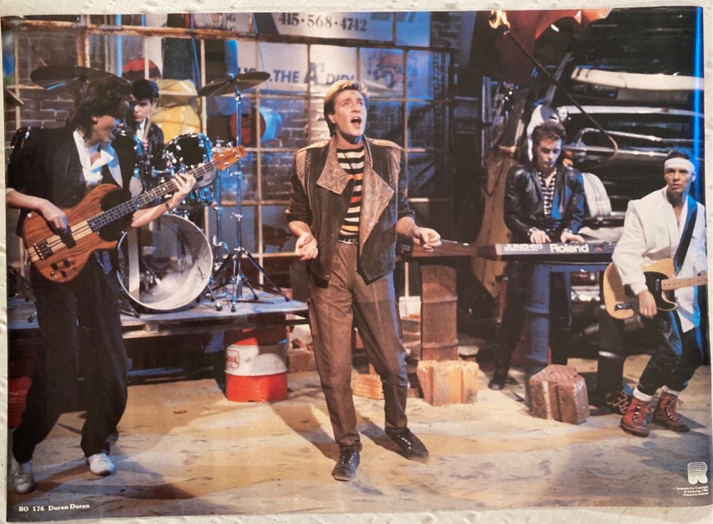 Duran Duran 1984 Poster Zamania Rock On Holland Y