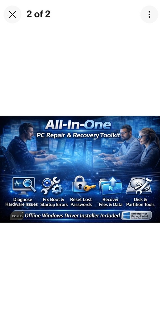 Bootable Computer Recovery USB | System Diagnostics & Repair Utilities