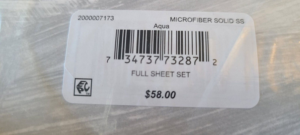 FAIRFIELD SQUARE 4 Piece Sheet Set - Full Size- NWT