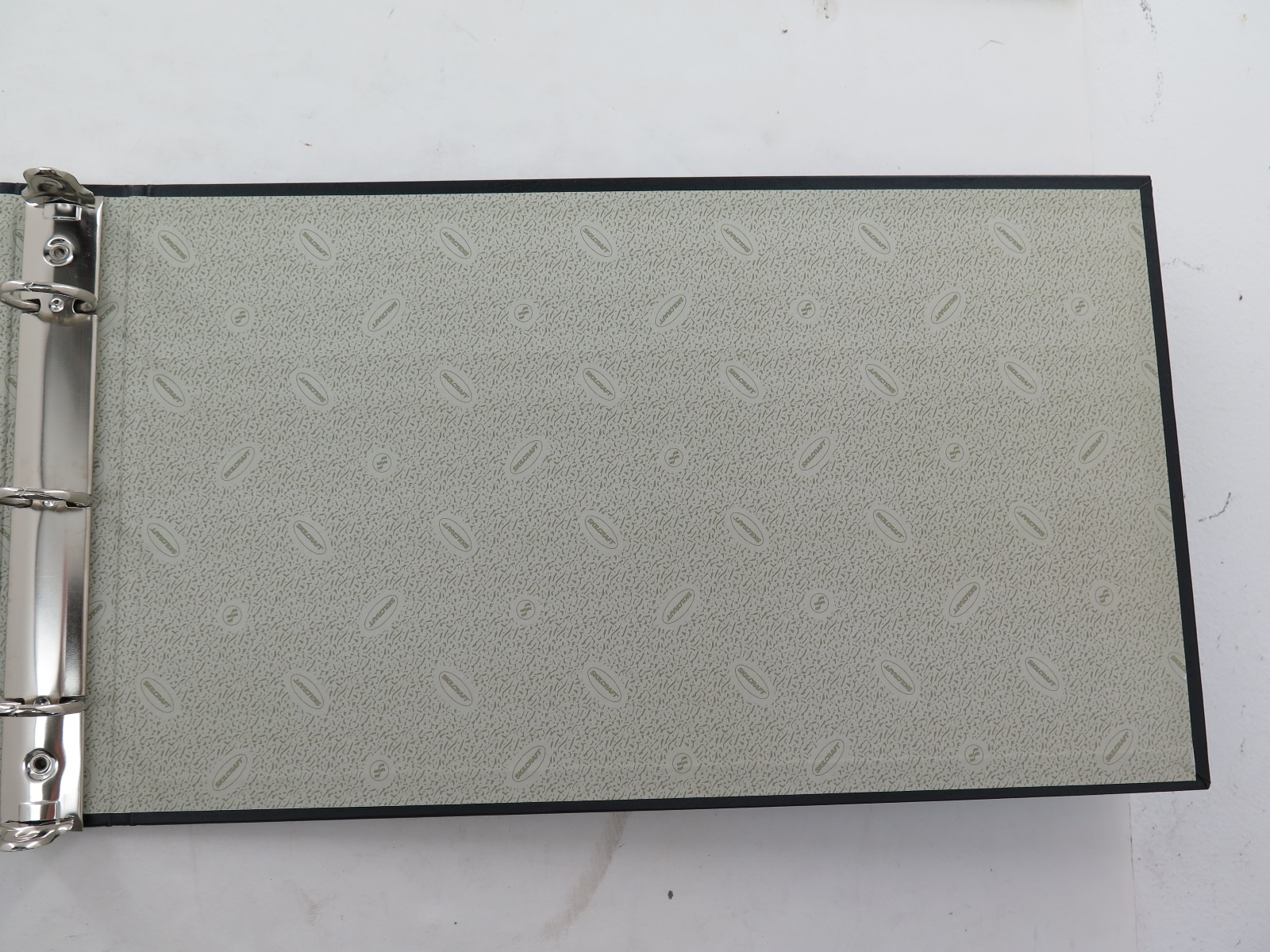 NEW SKILCRAFT 8.5" x 14" 3 RING BINDER - BLACK