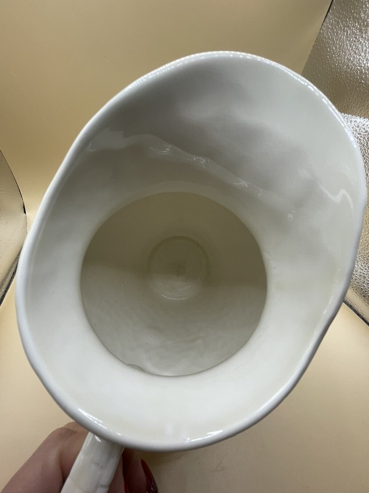 1998 Cracker Barrel Ceramic Glaze Seashell Pitcher~ Great Condition