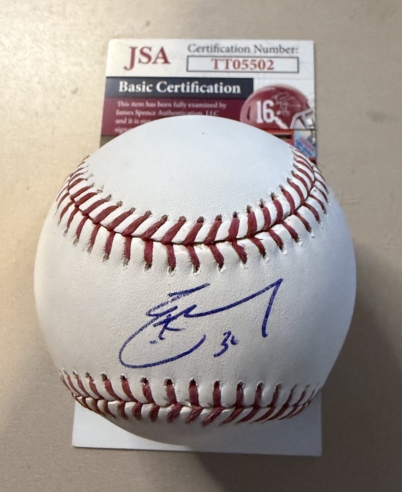 Eric Horner Signed ROMLB - JSA - ROYALS
