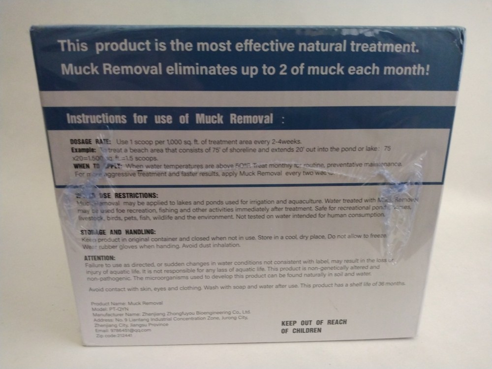 All-Natural Muck removal Reducing Bacteria