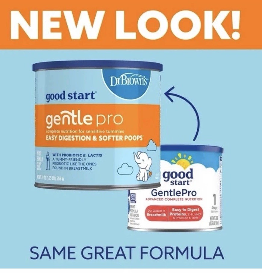 4 cans Good Start Dr. Brown’s Gentle Pro Baby Powder Sensitive 32oz Read descrip