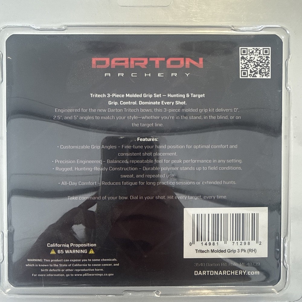 Darton Tri-Tech Three-Piece Molded Grip Set